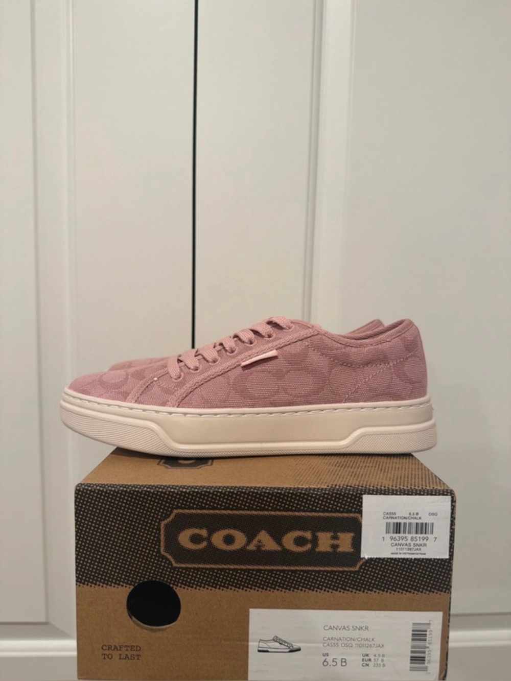 🎀COACH~Canvas Sneaker SIZE 6.5